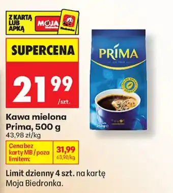 Biedronka Kawa mielona Prima oferta