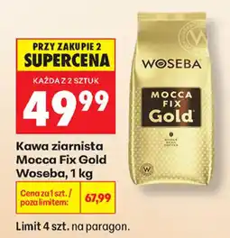 Biedronka Kawa ziarnista Mocca Fix Gold Woseba oferta