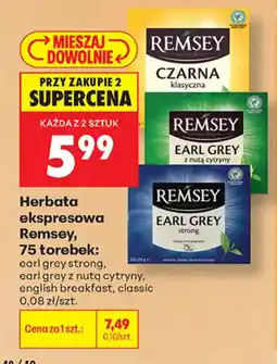Biedronka Herbata ekspresowa Remsey oferta