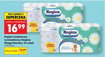Biedronka Papier toaletowy rumiankowy Regina Mega Paczka oferta