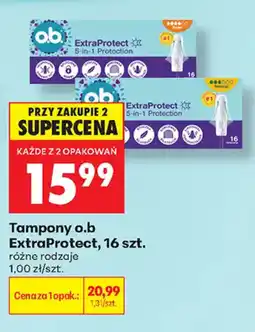 Biedronka Tampony o.b ExtraProtect oferta