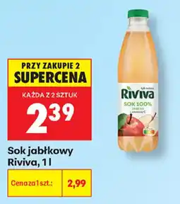 Biedronka Sok jabłkowy Riviva oferta