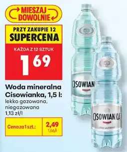 Biedronka Woda mineralna Cisowianka oferta