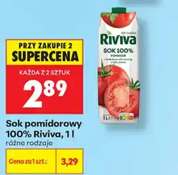 Biedronka Sok pomidorowy 100% Riviva oferta