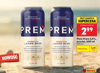 Biedronka Piwo Prem oferta