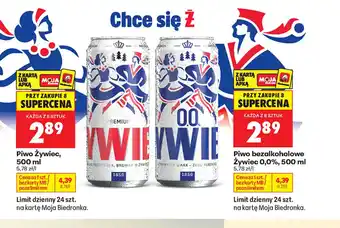 Biedronka Piwo Żywiec oferta