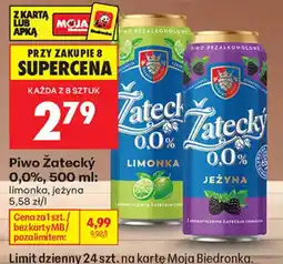 Biedronka Piwo Żatecky 0,0% oferta