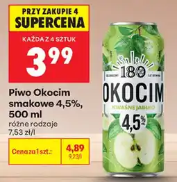 Biedronka Piwo Okocim smakowe oferta