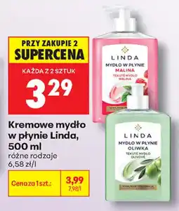 Biedronka Kremowe mydło w płynie Linda oferta