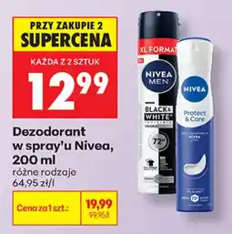 Biedronka Dezodorant w spray'u Nivea oferta