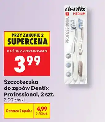 Biedronka Szczoteczka do zębów Dentix Professional oferta