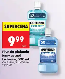 Biedronka Płyn do płukania jamy ustnej Listerine oferta