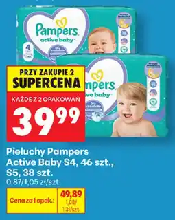 Biedronka Pieluchy Pampers Active Baby oferta