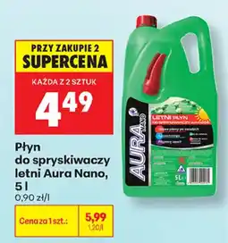 Biedronka Płyn do spryskiwaczy letni Aura Nano oferta