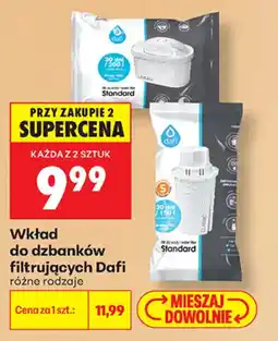 Biedronka Wkład do dzbanków filtrujących Dafi oferta