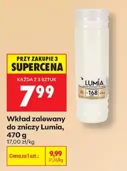 Biedronka Wkład zalewany do zniczy Lumia oferta