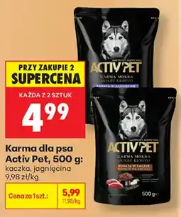 Biedronka Karma dla psa Activ Pet oferta