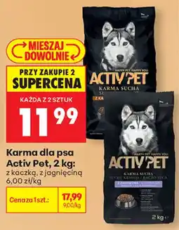 Biedronka Karma dla psa Activ Pet oferta