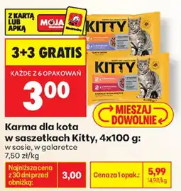 Biedronka Karma dla kota w saszetkach Kitty oferta