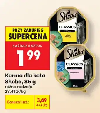Biedronka Karma dla kota Sheba oferta