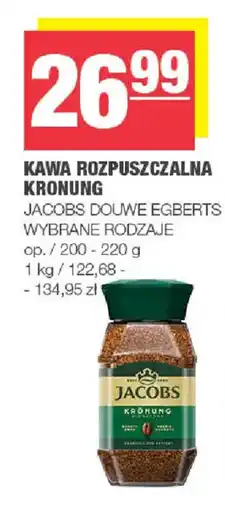 EuroSPAR Kawa Rozpuszczalna Kronung Jacobs Douwe Egberts oferta