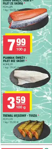 EuroSPAR Łosos Świeży, Trim D - Filet ze Skórą * Kohler oferta