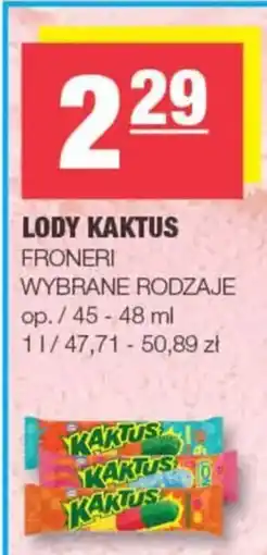EuroSPAR Lody Kaktus oferta