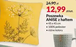 Agata Meble Poszewka anise z haftem oferta