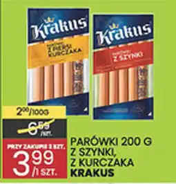 Wafelek Parówki z szynki, z kurczaka Krakus oferta