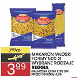 Wafelek Makaron Włoski Wybrane Rodzaje Reggia oferta