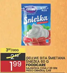 Wafelek Gellwe Bitą Śmietaną Śnieżka 80 G oferta