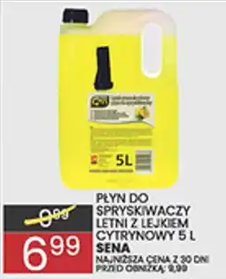 Wafelek Płyn do spryskiwaczy letni z lejkiem cytrynowy 5 L Sena oferta
