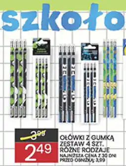 Wafelek OLÓWKI Z GUMKĄ oferta