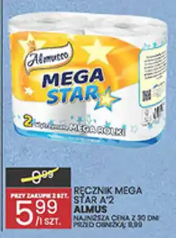 Wafelek Ręcznik Mega Star A'2 Almus oferta