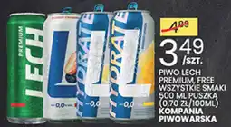 Wafelek Piwo Lech Premium, Free Wszystkie Smaki oferta