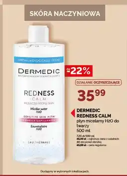 Ziko Dermo Płyn micelarny H2O do twarzy Dermedic Redness Calm oferta