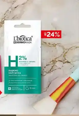 Ziko Dermo Maseczka do twarzy L'biotica Dermomask głęboko odżywcza z witaminą H oferta