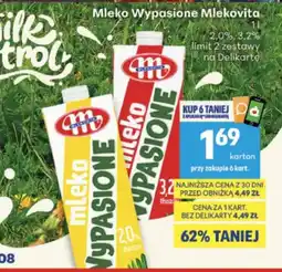 Delikatesy Centrum Mleko Mlekovita oferta