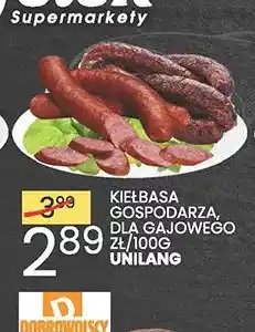 Wafelek Kiełbasa Gospodarza dla Gajowego Dobrowolscy oferta