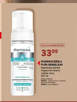 Ziko Dermo Pianka do mycia twarzy Pharmaceris A Puri-Sensilium łagodząca oferta