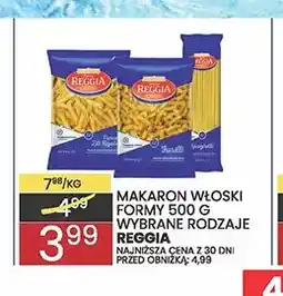Wafelek Makaron włoski świderki Fusilli Reggia oferta