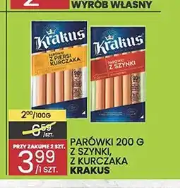 Wafelek Parówki z piersi kurczaka Krakus oferta