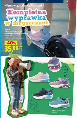 Lidl Buty sportowe Lupilu oferta