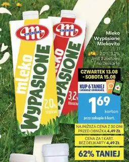 Delikatesy Centrum Mleko Mlekovita oferta