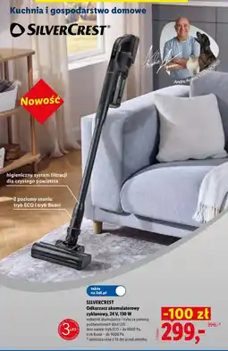 Lidl Akumulatorowy odkurzacz SilverCrest oferta