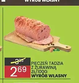 Wafelek Pieczeń Tadzia z żurawiną Wyrób Własny oferta