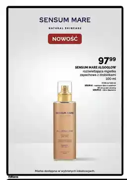 Ziko Dermo Mgiełka zapachowa Sensum Mare Algoglow rozświetlająca z drobinkami oferta