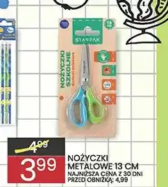 Wafelek Nożyczki metalowe 13 cm Starpak oferta