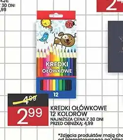 Wafelek Kredki ołówkowe 12 kolorów oferta