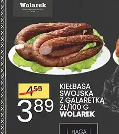 Wafelek Kiełbasa Swojska z galaretką Wolarek oferta